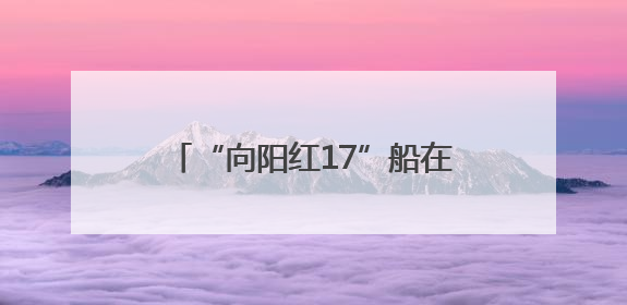 “向阳红17”船在山东青岛入列 开始执行黄渤海浮标任务