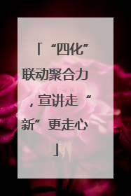 “四化”联动聚合力，宣讲走“新”更走心