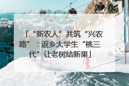 “新农人”共筑“兴农路”：返乡大学生“桃三代”让老树结新果