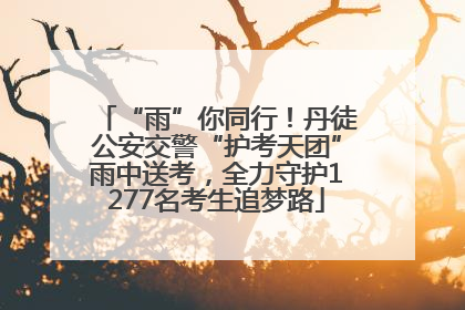“雨”你同行！丹徒公安交警“护考天团”雨中送考，全力守护1277名考生追梦路