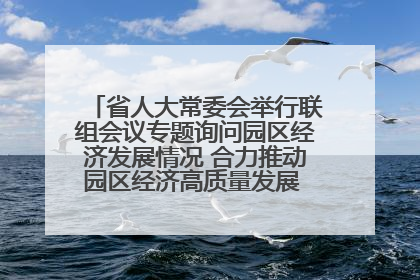 省人大常委会举行联组会议专题询问园区经济发展情况 合力推动园区经济高质量发展 王宁主持会议并讲话 王予波带队到会应询