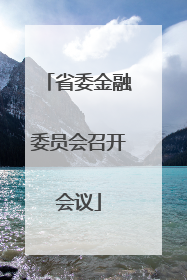 省委金融委员会召开会议
