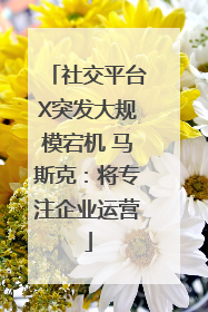 社交平台X突发大规模宕机 马斯克：将专注企业运营