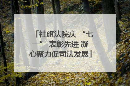 社旗法院庆 “七一” 表彰先进 凝心聚力促司法发展