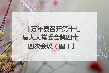 万年县召开第十七届人大常委会第四十四次会议（图）