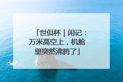 世俱杯｜闲记：万米高空上，机舱里突然沸腾了