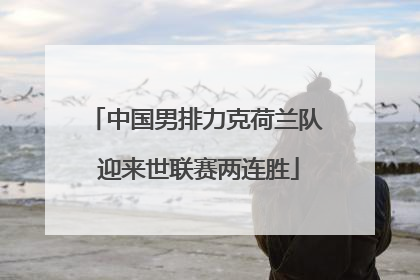 中国男排力克荷兰队 迎来世联赛两连胜