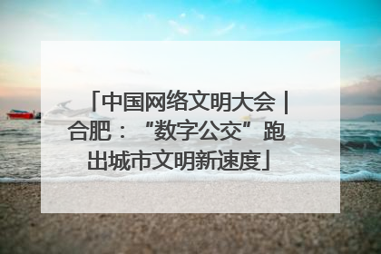 中国网络文明大会｜合肥：“数字公交”跑出城市文明新速度