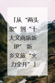 从“两头象”到“十大文商旅新IP” 新乡文旅“火力全开”