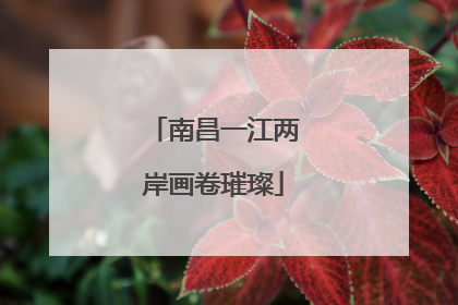 南昌一江两岸画卷璀璨