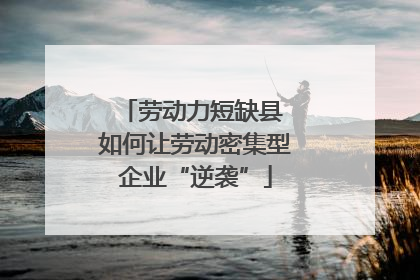 劳动力短缺县 如何让劳动密集型企业“逆袭”