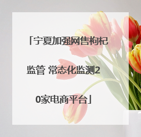 宁夏加强网售枸杞监管 常态化监测20家电商平台