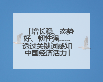 增长稳、态势好、韧性强……透过关键词感知中国经济活力