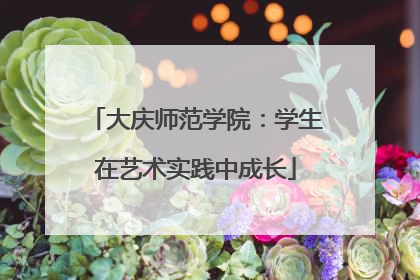 大庆师范学院：学生在艺术实践中成长