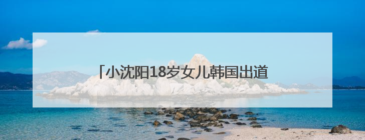 小沈阳18岁女儿韩国出道照曝光，被指撞脸孔孝真