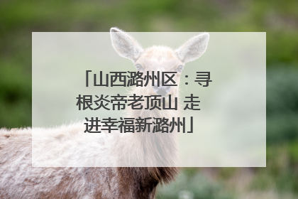 山西潞州区：寻根炎帝老顶山 走进幸福新潞州