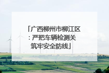 广西柳州市柳江区：严把车辆检测关 筑牢安全防线