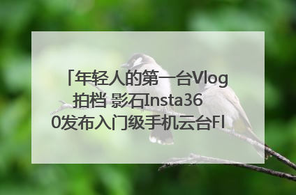 年轻人的第一台Vlog拍档 影石Insta360发布入门级手机云台Flow 2_深圳新闻网