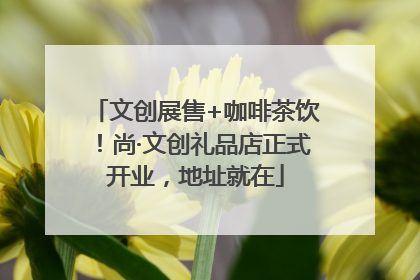 文创展售+咖啡茶饮！尚·文创礼品店正式开业，地址就在