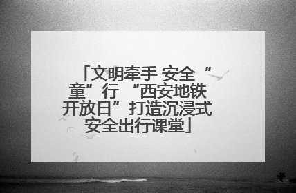 文明牵手 安全“童”行 “西安地铁开放日”打造沉浸式安全出行课堂