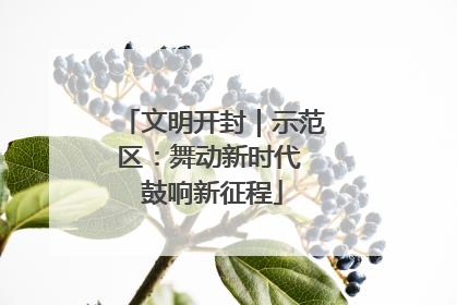 文明开封｜示范区：舞动新时代 鼓响新征程