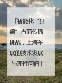 智能化“狂飙”直面传播挑战，上海车展的技术发展与理性回归