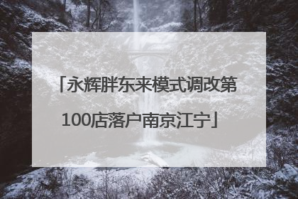 永辉胖东来模式调改第100店落户南京江宁