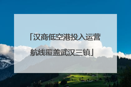 汉商低空港投入运营 航线覆盖武汉三镇