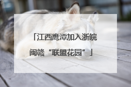 江西鹰潭加入浙皖闽赣“联盟花园”