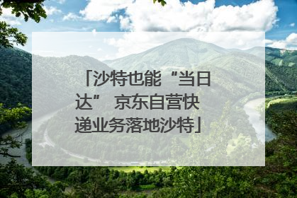 沙特也能“当日达” 京东自营快递业务落地沙特