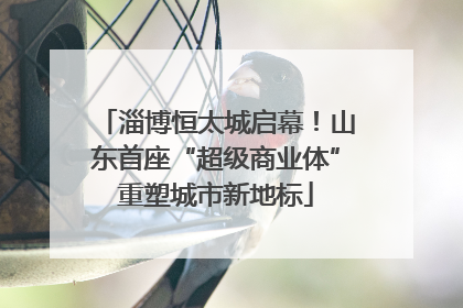淄博恒太城启幕！山东首座“超级商业体”重塑城市新地标