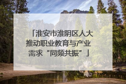 淮安市淮阴区人大推动职业教育与产业需求“同频共振”