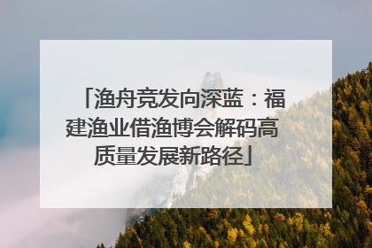 渔舟竞发向深蓝：福建渔业借渔博会解码高质量发展新路径