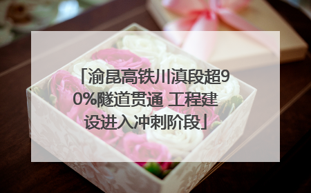 渝昆高铁川滇段超90%隧道贯通 工程建设进入冲刺阶段