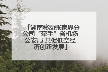 湖南移动张家界分公司“牵手”省机场公安局 共促低空经济创新发展