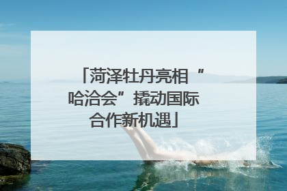 菏泽牡丹亮相“哈洽会”撬动国际合作新机遇