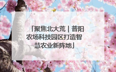 聚焦北大荒｜普阳农场科技园区打造智慧农业新阵地