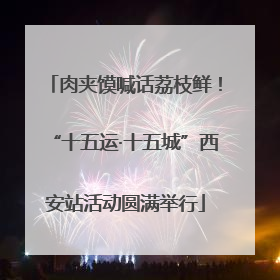 肉夹馍喊话荔枝鲜！“十五运·十五城”西安站活动圆满举行