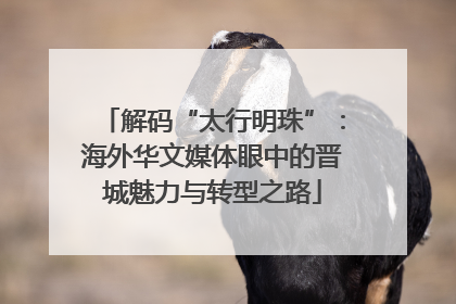 解码“太行明珠”：海外华文媒体眼中的晋城魅力与转型之路