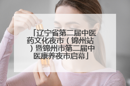 辽宁省第二届中医药文化夜市（锦州站）暨锦州市第二届中医康养夜市启幕