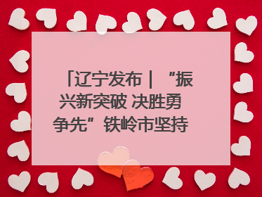 辽宁发布｜“振兴新突破 决胜勇争先”铁岭市坚持“项目为王”推进经济高质量发展