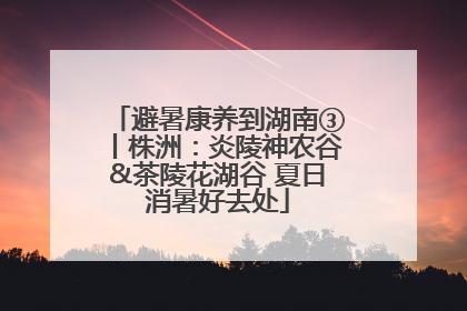 避暑康养到湖南③丨株洲：炎陵神农谷&茶陵花湖谷 夏日消暑好去处