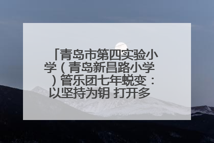 青岛市第四实验小学（青岛新昌路小学）管乐团七年蜕变：以坚持为钥 打开多元成长之门