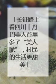 长征路上看四川丨丹巴美人谷里多了“美人脆”，村民的生活更甜美