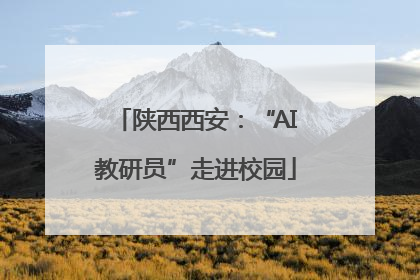 陕西西安：“AI教研员”走进校园