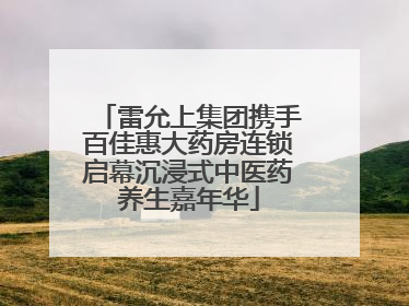 雷允上集团携手百佳惠大药房连锁启幕沉浸式中医药养生嘉年华