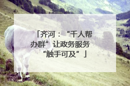 齐河：“千人帮办群”让政务服务“触手可及”